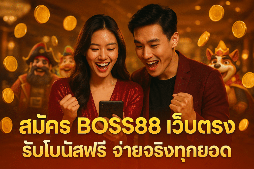 สมัคร BOSS88 เว็บตรง รับโบนัสฟรี จ่ายจริงทุกยอด