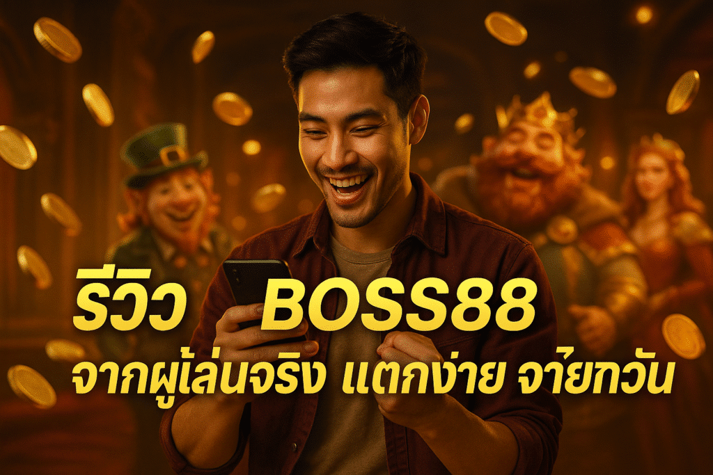 รีวิว BOSS88 จากผู้เล่นจริง แตกง่าย จ่ายไวทุกวัน