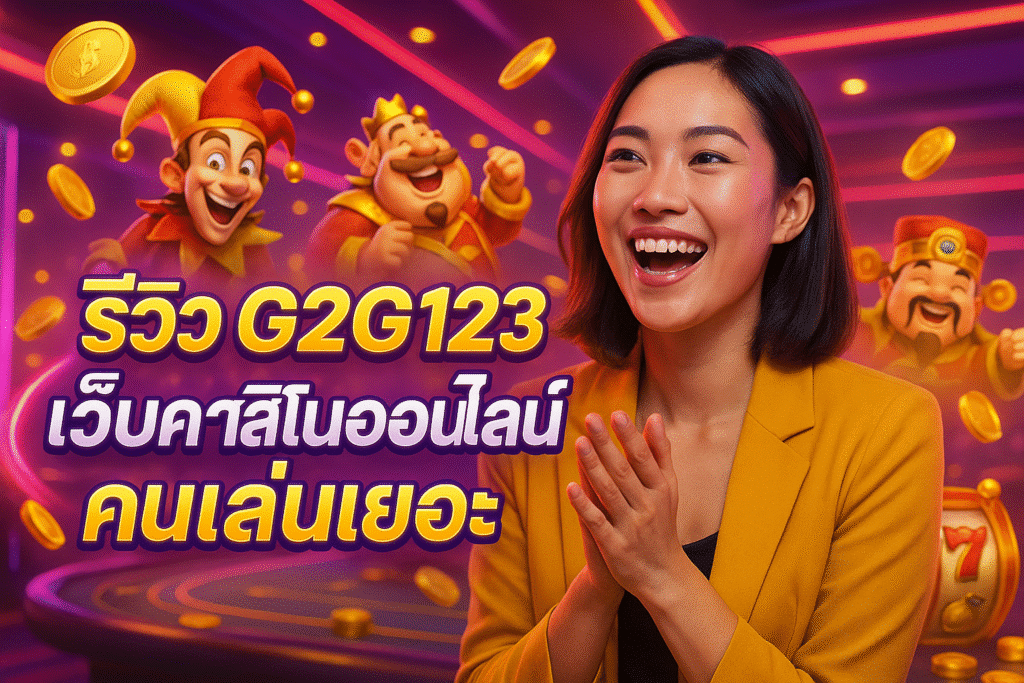 รีวิว G2G123 เว็บคาสิโนออนไลน์ คนเล่นเยอะ และน่าเชื่อถือ