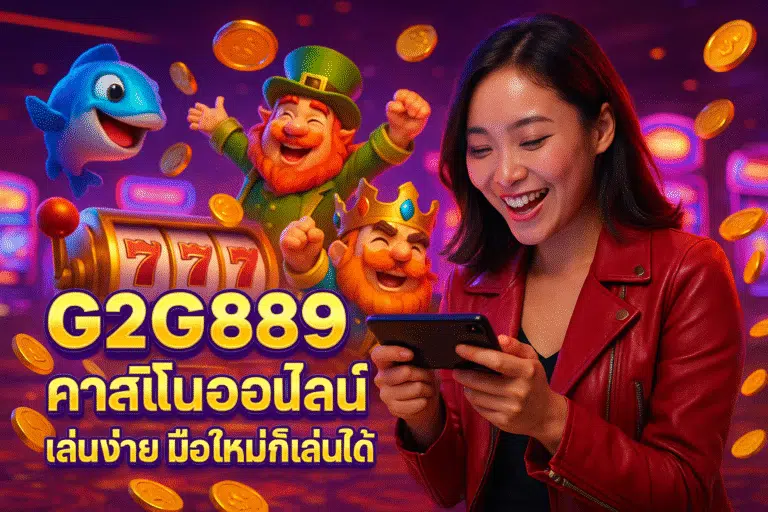 G2G889 คาสิโนออนไลน์ เล่นง่าย มือใหม่ก็เล่นได้